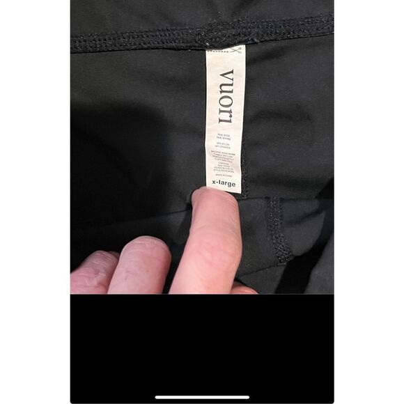 New Vuori Black Seascape Shorty Bootie Shorts Women’s size XL - Picture 6 of 6